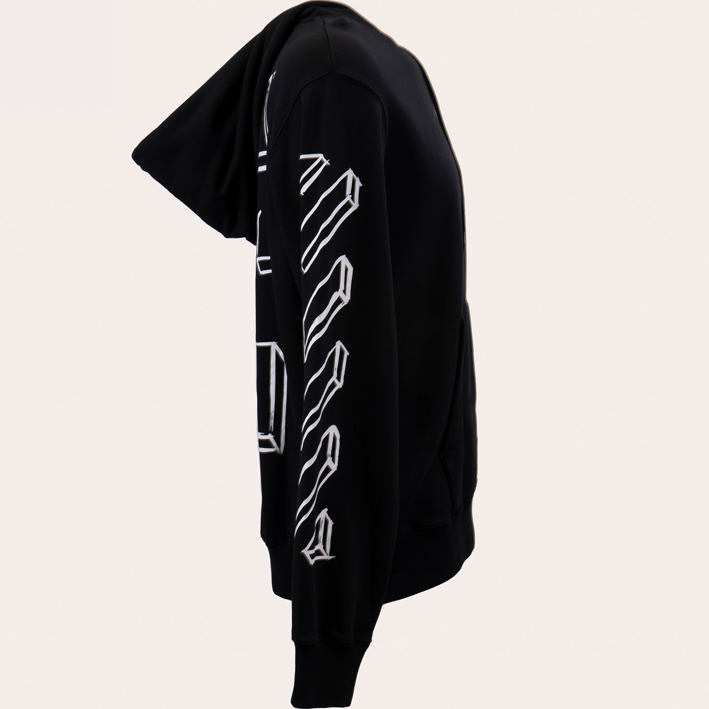 OFF-WHITE AIRPORT TAPE SLIM HOODIE