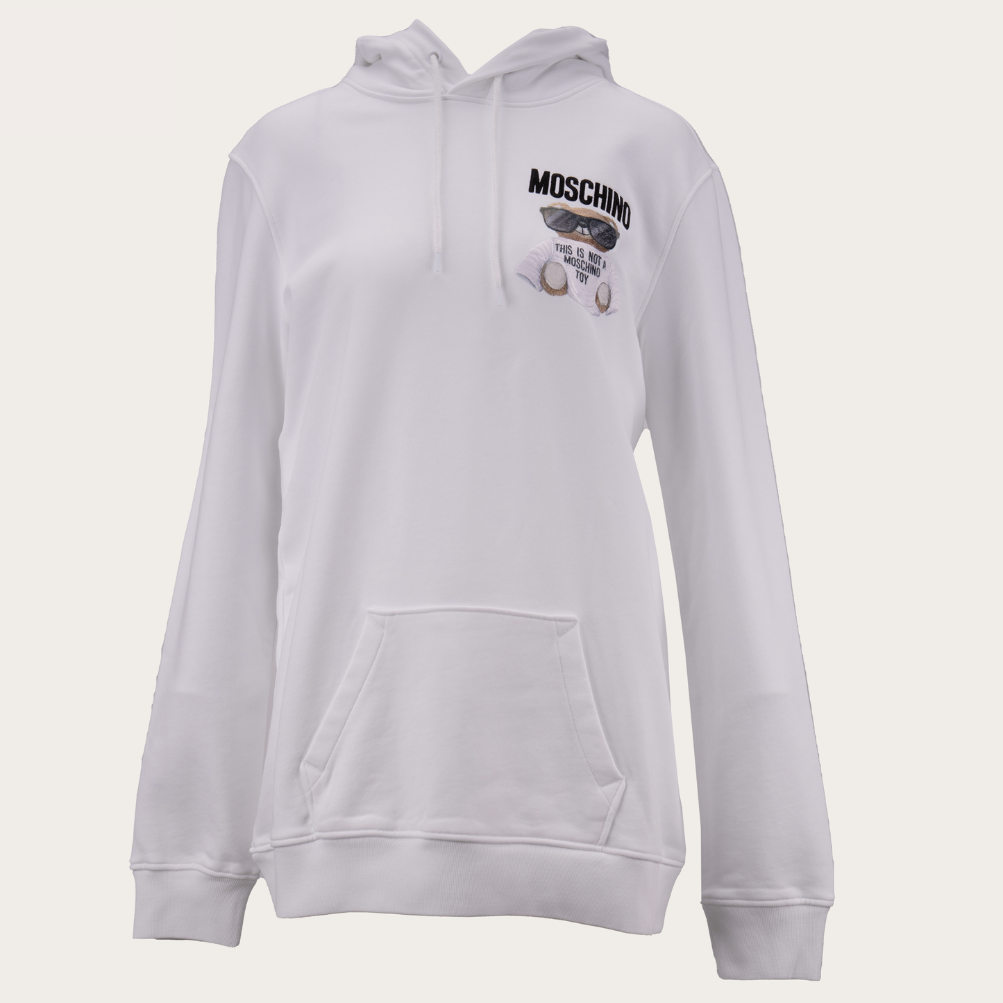 MOSCHINO WHITE HOODIE