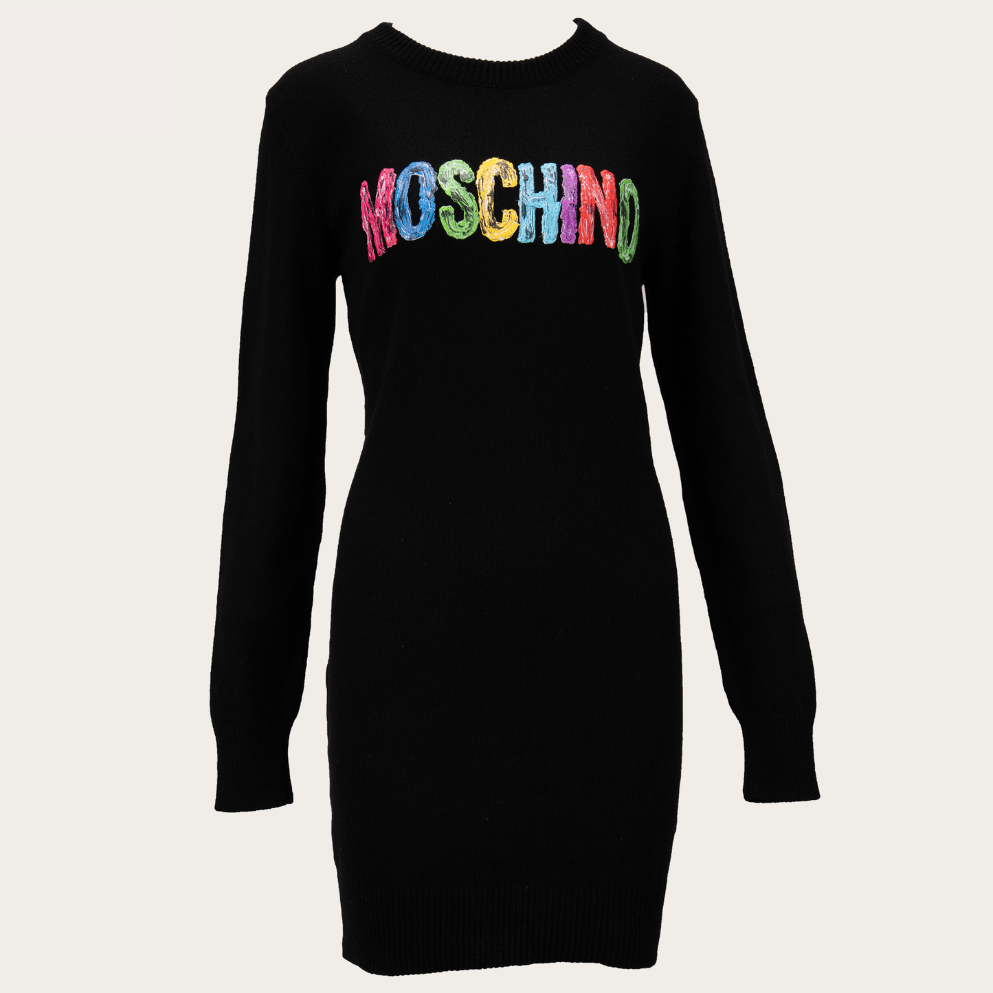 MOSCHINO 蓝色针织连衣裙